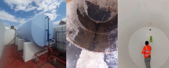 Servicio de Impermeabilización de Superficies - Tanques de agua